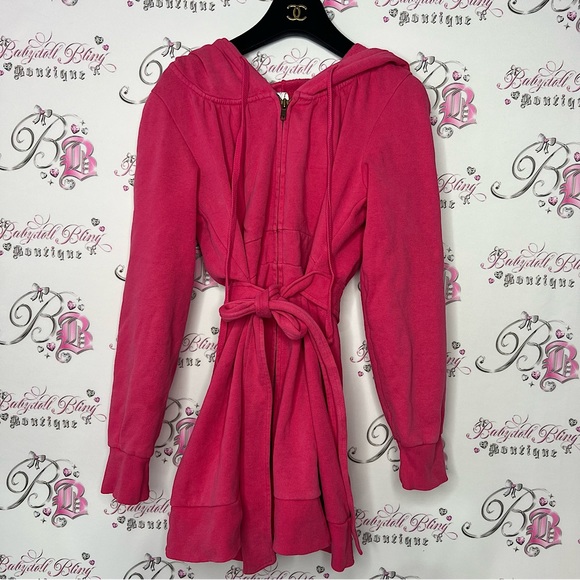 Victoria secret plush & lush sweater robe style tie up belt ribbon 🎀 waist - Picture 1 of 10